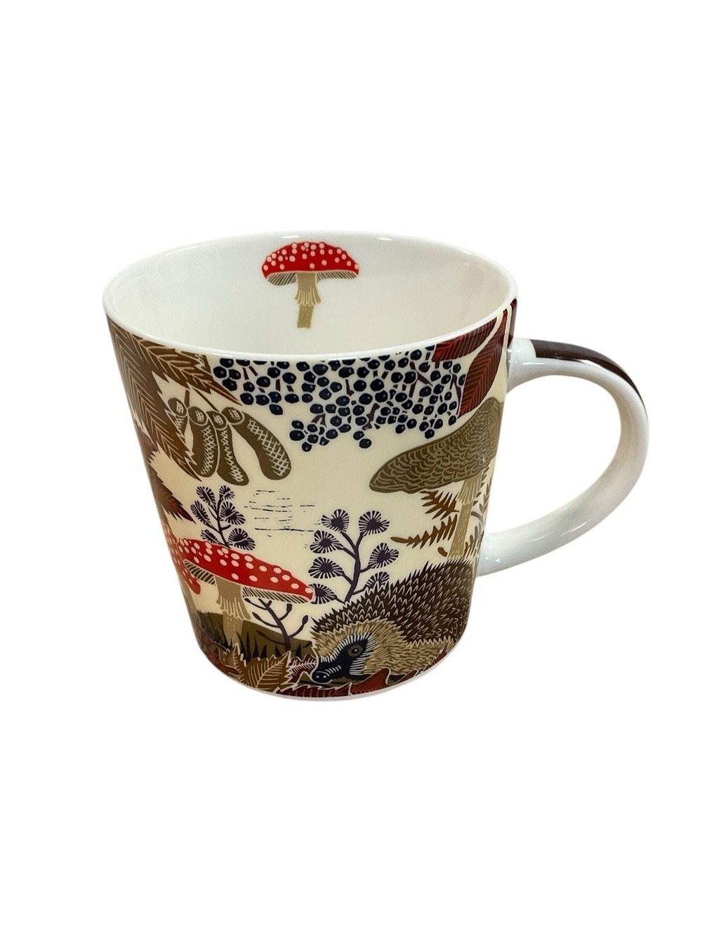 PPD Kate Heiss Indian Summer Hedgehog Mushroom 14 Oz Mug Bone China